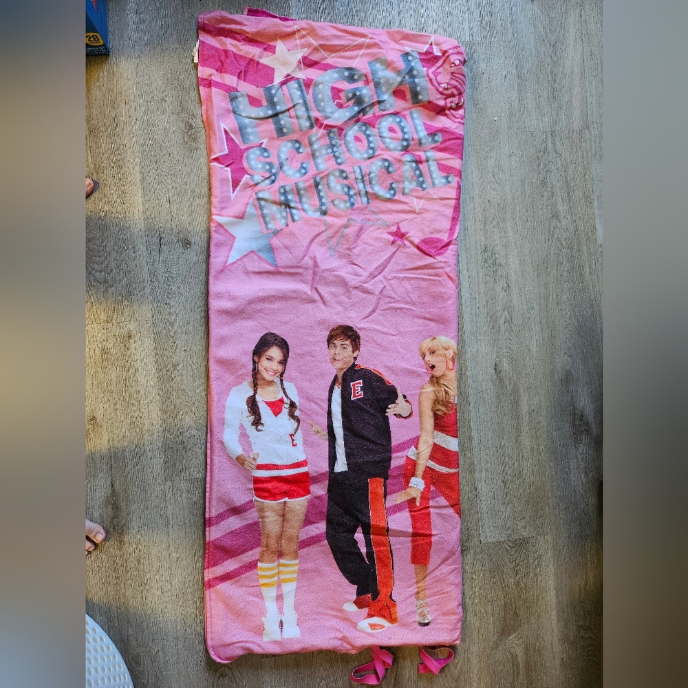 Kids High School Musical Pink Sleeping Bag